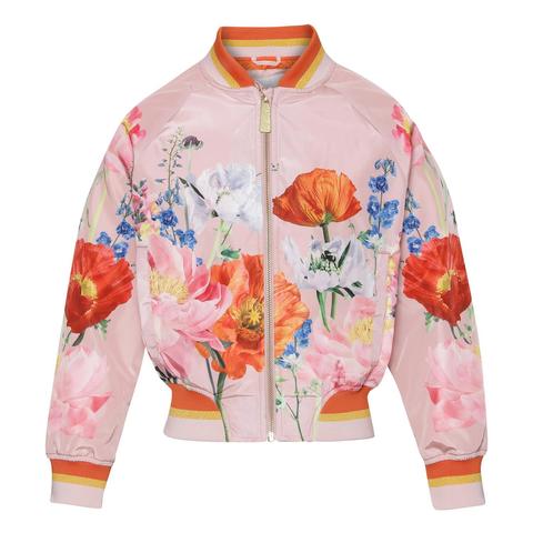 Molo Happy In Bloom Pink куртка - бомбер для девочки