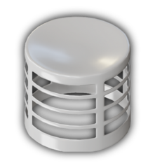 Наконечник дымохода D80