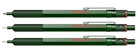 Карандаш механический Rotring 600 Metal Green, 0,7 mm (2114269)