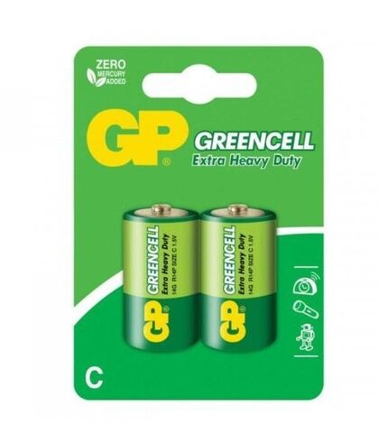 Батарейки солевые GP GreenCell C/R14G - 2 шт. - Элементы питания 6560