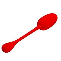Красное перезаряжаемое виброяйцо Knucker - 