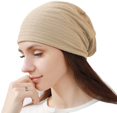 Шапка удлиненная с подкладкой Skully Lace Hat biege - 2