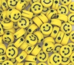 Бусины смайлики, р. 10х4 мм, 50 гр