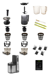 Коммерческая соковыжималка Hurom HWC-SBE18, металл серебристый