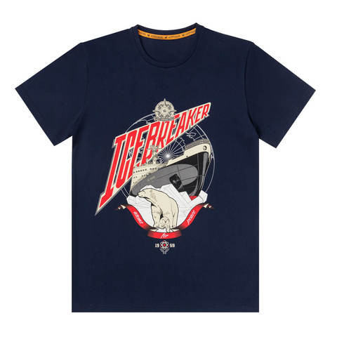 T-shirt «Icebreaker Lenin» navy-blue