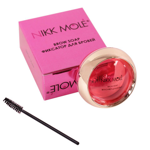 Фиксатор для бровей Nikk Mole Brow Soap (Клубника)