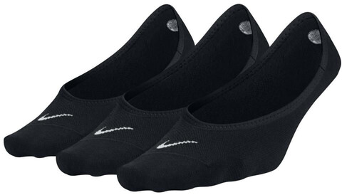 Носки теннисные Nike Women's Performance Lightweight Footie - 3 pary/black