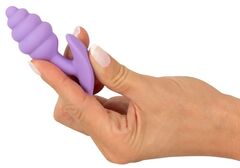 Фиолетовая анальная втулка Mini Butt Plug - 7,5 см. - 