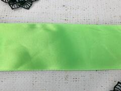 Лента атласная, ш. 5 см, салатовый