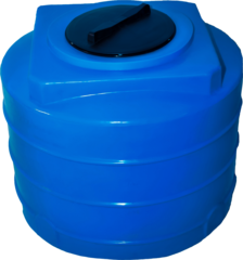 Бочка Ц250 Хромов 250 л. вертикальный (790x790x670см;синий) - арт.561003