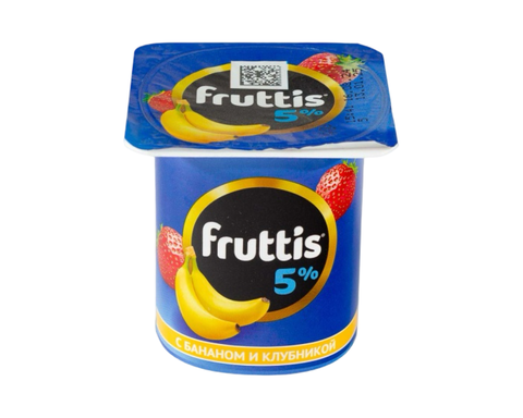 Йогуртный продукт Фруттис 5% 115г дыня манго банан клубника, шт