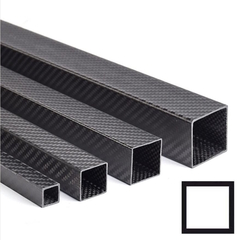 Карбоновый квадратный профиль (трубка) 20x20x17x17x1000 мм