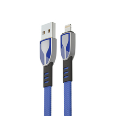 Кабель для зарядки BY Графика iP, 2.4А, 1м, синий