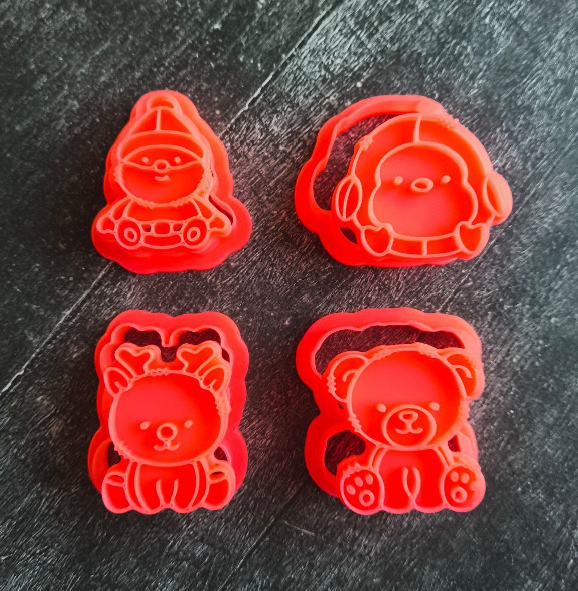 Набор Мини-штампы Новогодние герои №1