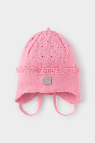 шапка  для девочки  КВ 20343/х/спелый персик