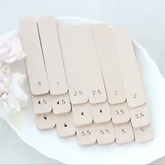 Ограничитель толщины для раскатки полимерной глины, набор, цвет холодный беж, ФТ030