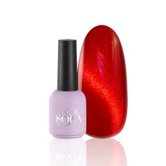 SoLa Гель-лак Cherry Cat 01 Кошачий глаз, 10мл