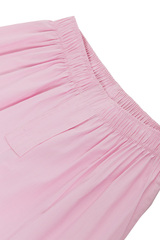 Штаны из хлопка в полоску KOS Розовый