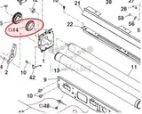 Sharp NBRGP0093QSB1 AH <038> подшипник тефлонового вала AR6020-6031, MXM266, 316, 356