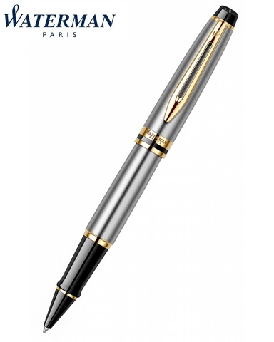 Ручка-роллер Waterman Expert St. Steel  GT (S0951980)