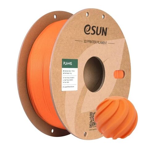 Пластик для 3D-печати eSUN PLA+HS, 1.75 мм, 1 кг, оранжевый, PLA+HS175O1P1