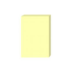 Стикеры бумажные самоклеющиеся Comix D5003, 76х101 мм., 100 л., упак./12 шт., жёлтый