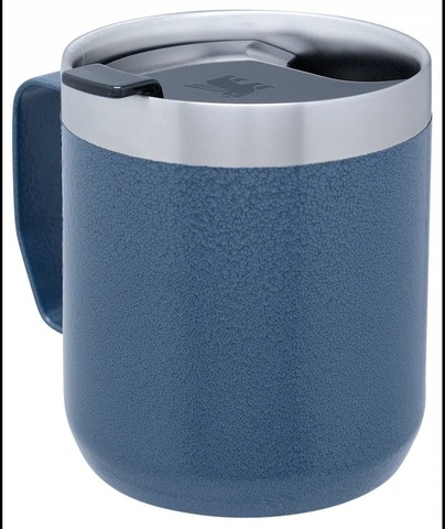 Картинка термостакан Stanley classic mug 0.35l голубой - 5