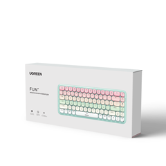 Клавиатура UGREEN FUN + Mechanical Keyboard USB-C & Bluetooth механическая KU101, розовый