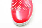 Резиновые сапоги для девочек утепленные Хелло Китти (Hello Kitty), цвет красный. Изображение 10 из 11.