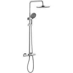 Abber AF8516 Душевая стойка Thermostat AF8516 с термостатом и изливом, хром фото