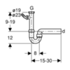 Сифон для раковины Geberit Uniflex 152.711.11.1