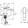 Hansgrohe Vivenis Смес./раков. 80 без слива ХР 75012000