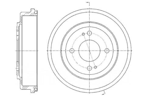 Барабан тормозной G-brake  GD-06044