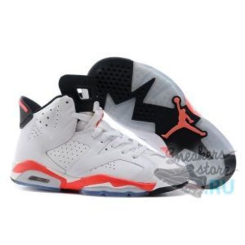 Air Jordan 6 Retro (White/Infared-Black)