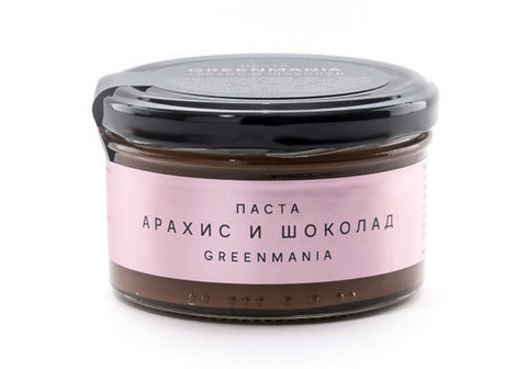 Паста арахис и шоколад GreenMania, 150г