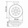 WasserKRAFT Lippe K-6529 Мыльница