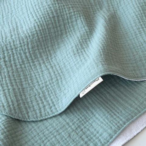 Непромокаемая пеленка муслин "Эвкалипт"