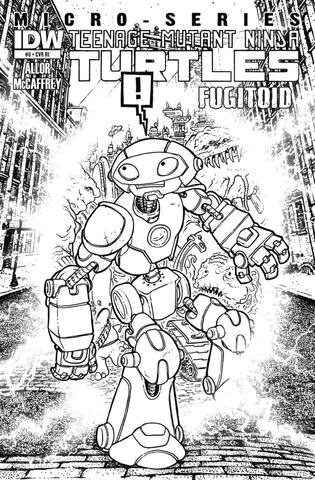 TMNT Micro-Series: Fugitoid (Variant Cover)