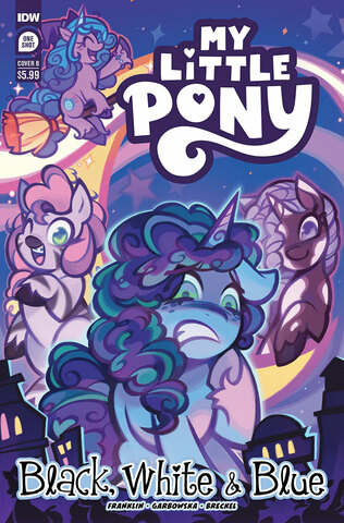 My Little Pony Black White & Blue #1 (One Shot) (Cover B)