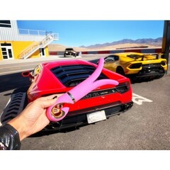 Gvibe 3 Pink Gift Box - Вибратор для разных зон, 18х3.5 см (розовый)