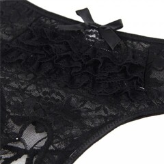 Кружевные трусики с доступом, 3XL-4XL