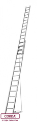 ЛЕСТНИЦА ДВУХСЕКЦИОННАЯ, ВЫДВИГАЕМАЯ ТРОСОМ KRAUSE CORDA 031525 (31525)