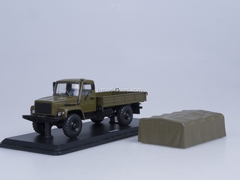 GAZ-33081 4x4 engine D-245.7 Diesel Turbo with awning khaki Start Scale Models (SSM) 1:43