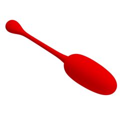 Красное перезаряжаемое виброяйцо Knucker - 
