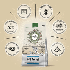 CRAFTIA HARMONA сухой корм для взрослых кошек из рыбы северного моря 320 гр