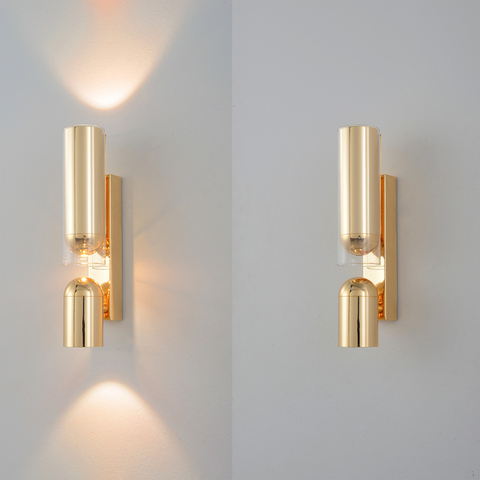 Настенный светодиодный светильник Crystal Lux VENTO AP15W LED GOLD