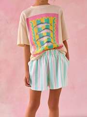 Шорты для девочки Next AT2-957, Голубой