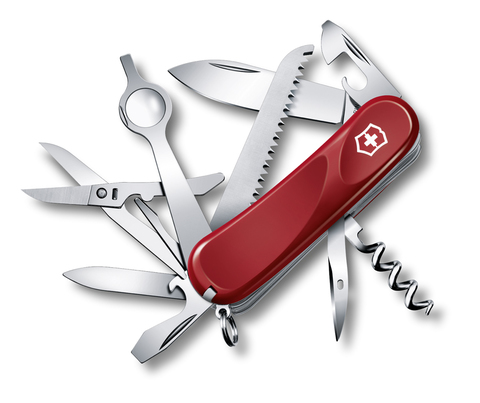 Нож складной Victorinox Evolution 23, 85 mm, 17 функций, красный
