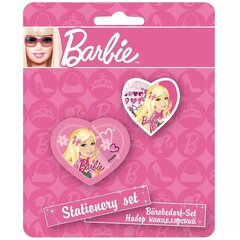 Набор канцелярский Barbie: точилка, ластик