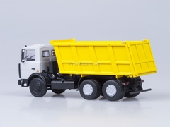 MAZ-5516 tipper gray-yellow AutoHistory 1:43